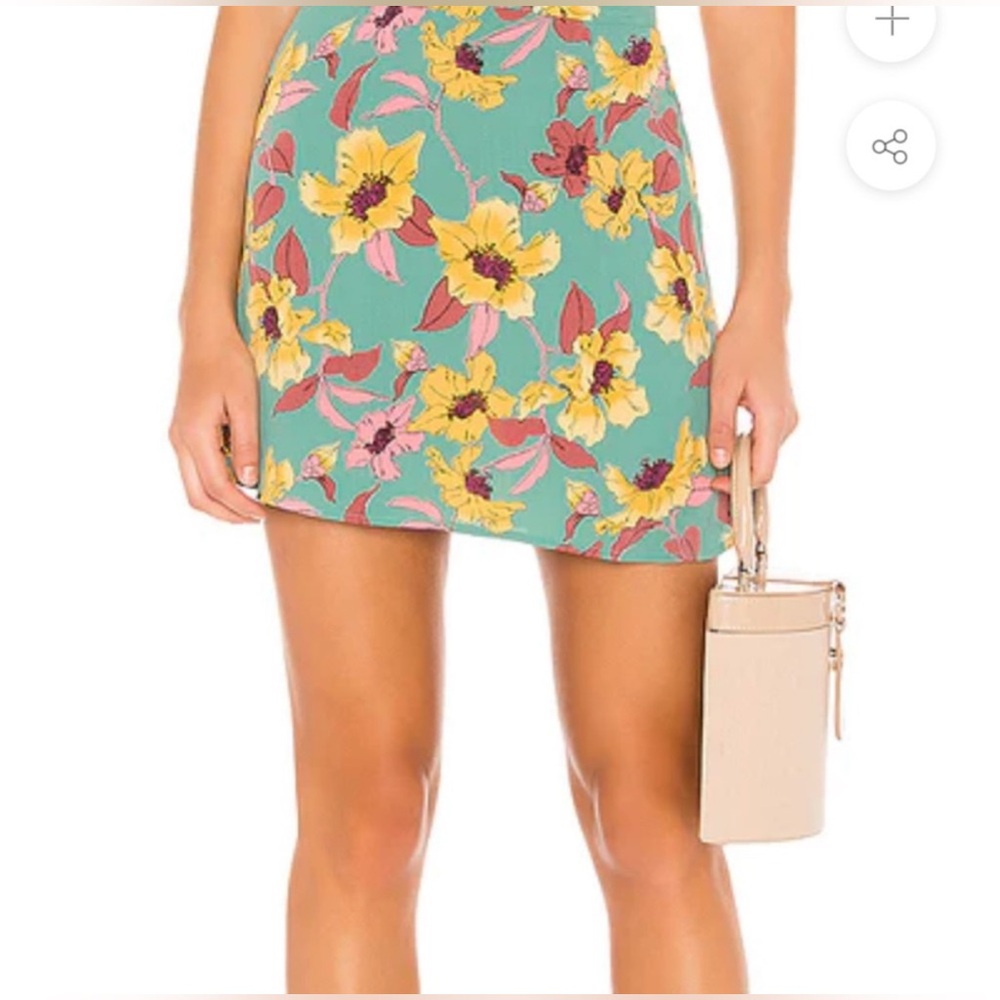 NWT Flynn Skye Mini Print Skirt